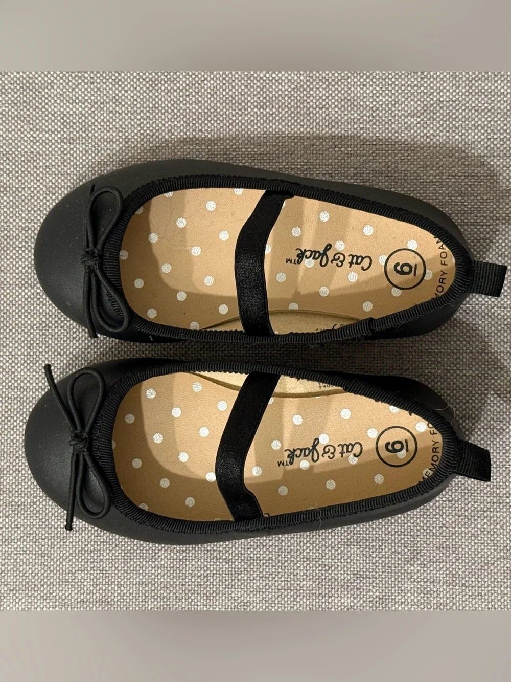 Like New! Girls Black Mary Jane Ballet Flats - Size 6